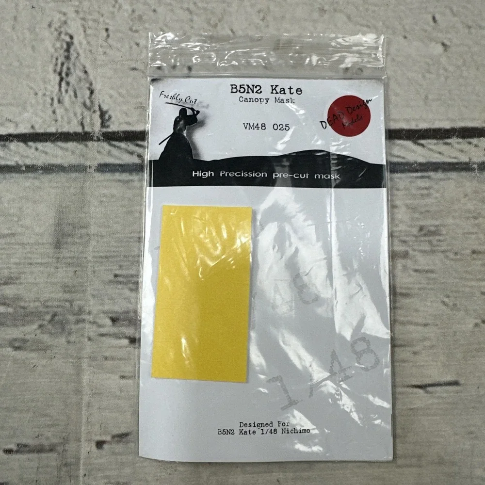 Dead Design 1/48 Mishima B5N2 Kate CANOPY PAINT MASK